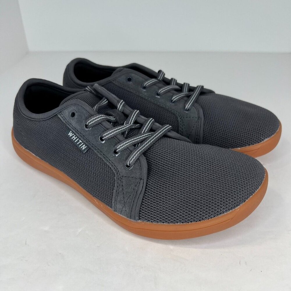 Whitin Womens W81 Gray Zero Drop Barefoot Minimalist Low Top Size 9.5 Sneakers - Picture 2 of 10